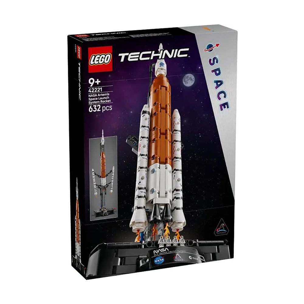 Конструктор LEGO Technic Ракета із системою космічного запуску NASA Artemis, 632 деталі, від 9 років (42221)